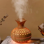 Humidifier | Wood Grain Design & LED Night Light