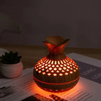 Humidifier | Wood Grain Design & LED Night Light