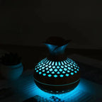 Humidifier | Wood Grain Design & LED Night Light
