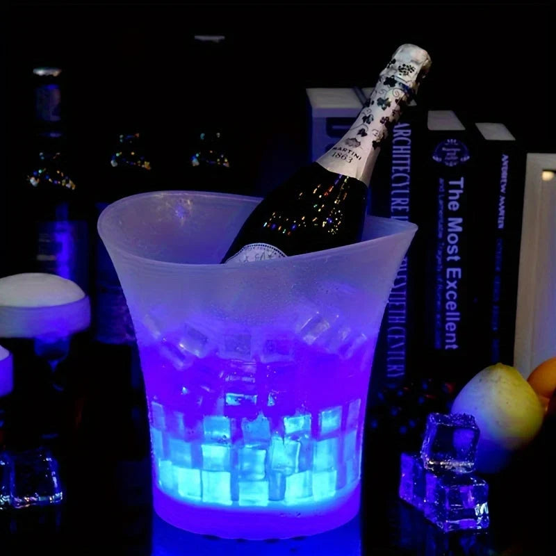 Ice Bucket | LED-Lit & Battery-Powered | 5L Capacity