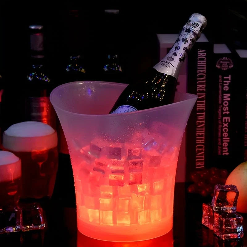 Ice Bucket | LED-Lit & Battery-Powered | 5L Capacity