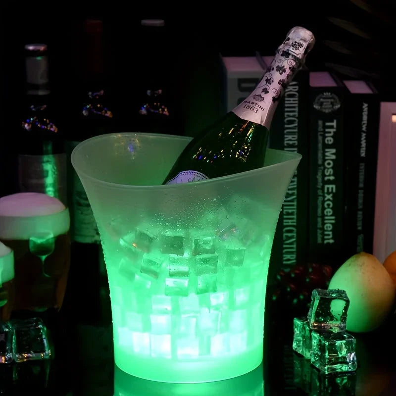 Ice Bucket | LED-Lit & Battery-Powered | 5L Capacity