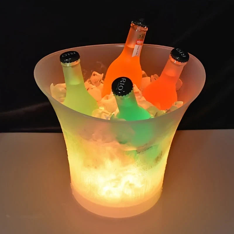 Ice Bucket | LED-Lit & Battery-Powered | 5L Capacity