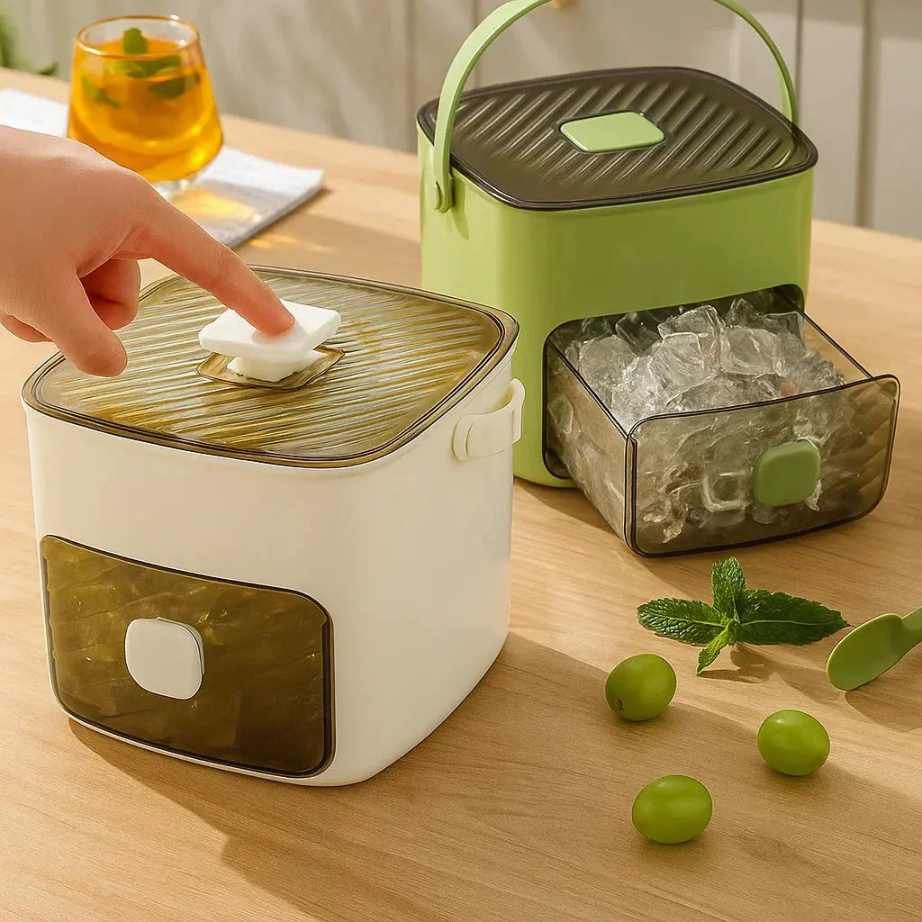 Ice Cube Tray | One-Push Release & Stackable | 48 Cubes