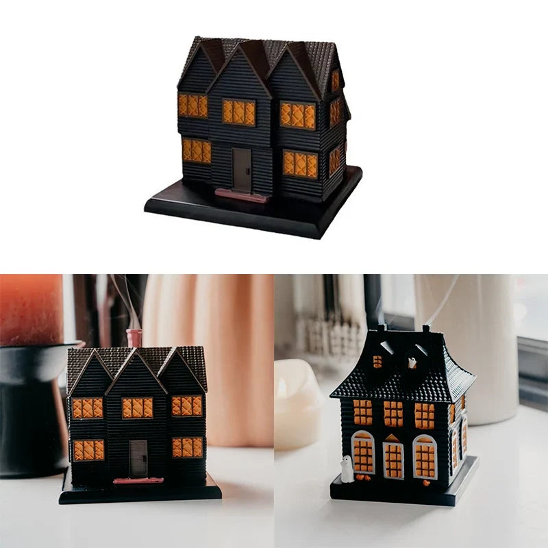 Incense Holder | Handcrafted & Hand-Painted Resin | 12 x 12 x 13 cm