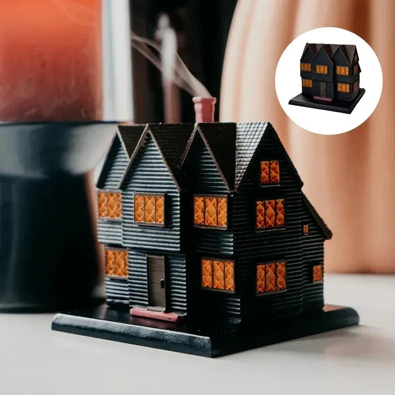 Incense Holder | Handcrafted & Hand-Painted Resin | 12 x 12 x 13 cm