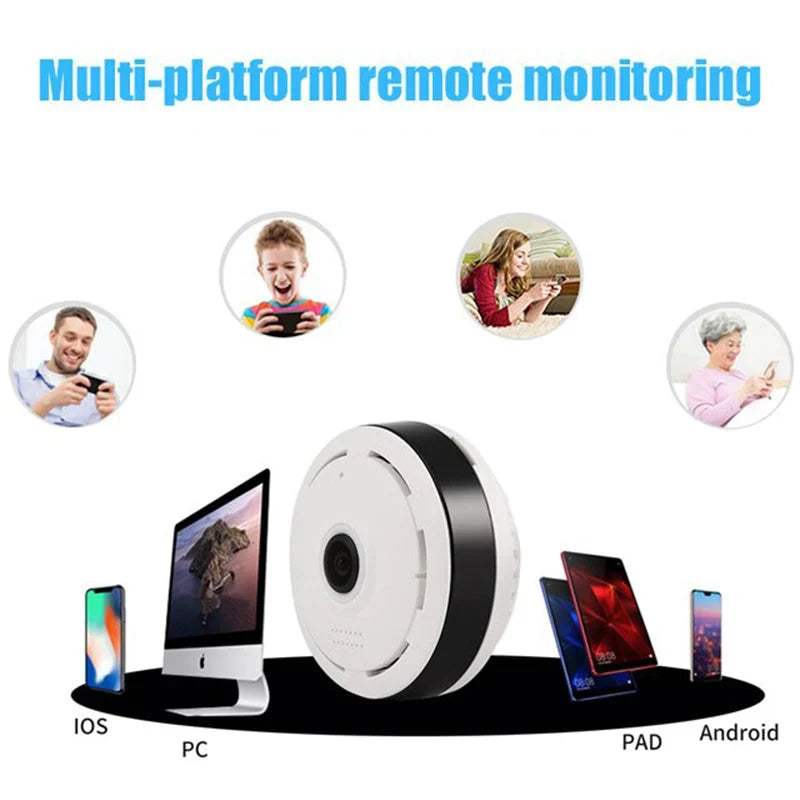 Indoor Camera | 360° Panoramic 1080p HD & Night Vision