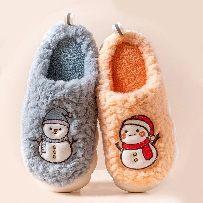 Indoor Slippers | Plush Lining, EVA Cushion & Non-Slip PVC Sole