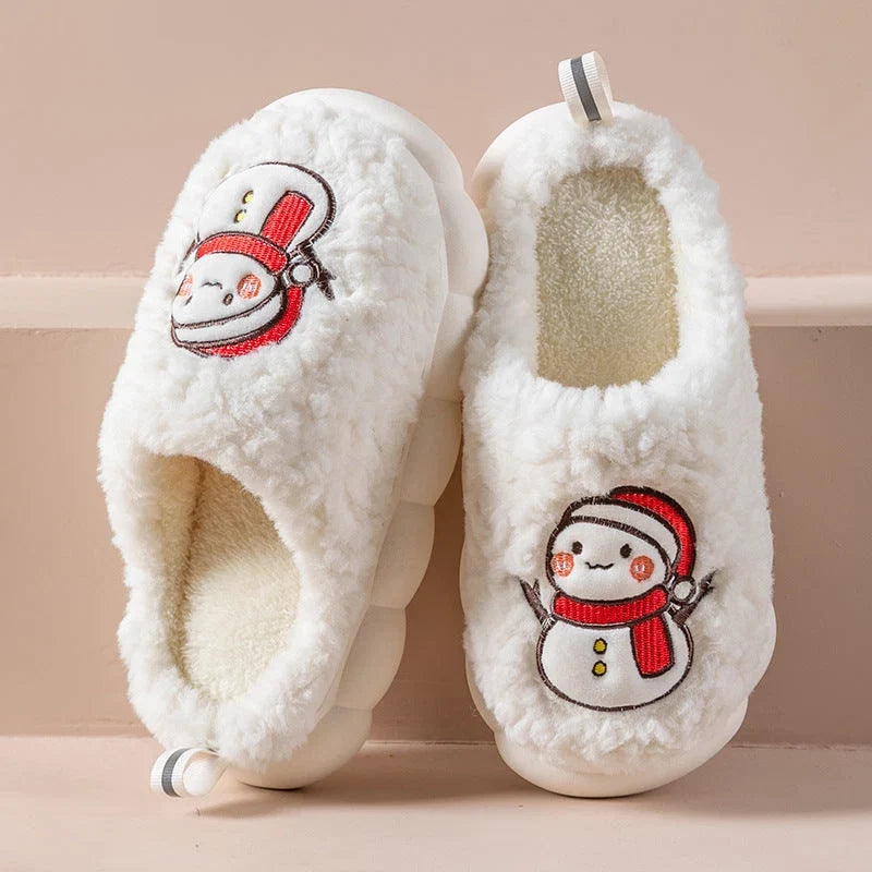 Indoor Slippers | Plush Lining, EVA Cushion & Non-Slip PVC Sole