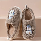 Indoor Slippers | Plush Lining, EVA Cushion & Non-Slip PVC Sole