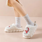 Indoor Slippers | Plush Lining & Non-Slip PVC Sole