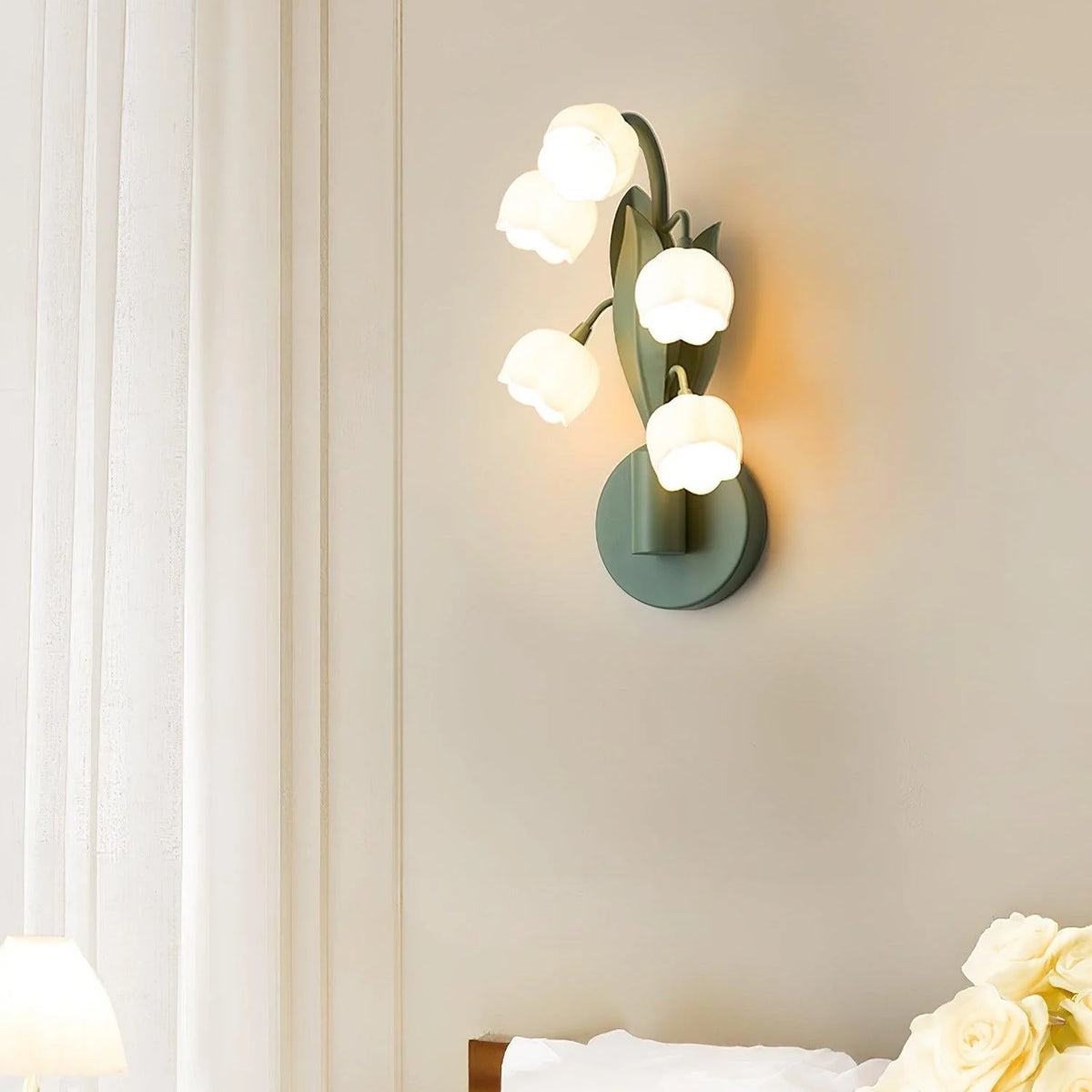 Indoor Wall Lamp | Lifelike Orchid Design & Soft Ambient Light