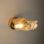 Indoor Wall Light | Retro Hemp Rope & Metal | Warm Glow