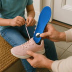 Insoles | Hidden Tracker Slot & Memory Foam | Cuttable EU 36-46