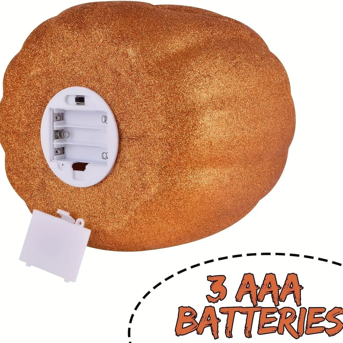 Jack O'Lantern Decoration | Warm LED Glow & Battery-Powered