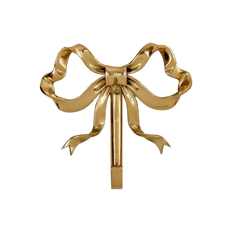Key Wall Hook | Brass Hairpin & Ceramic Accent