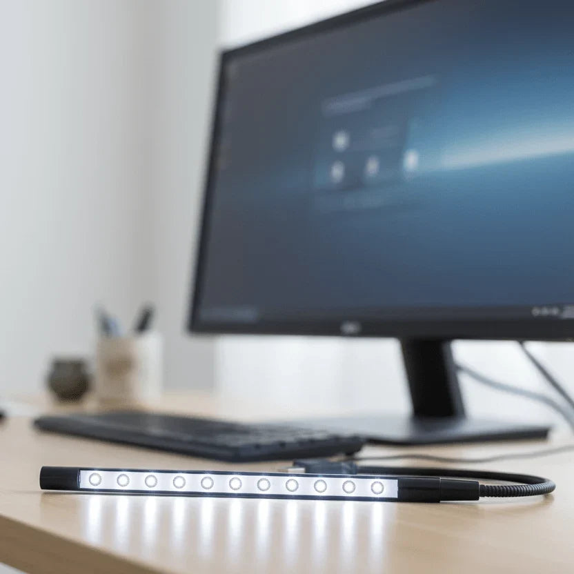Keyboard Light | USB-Powered Dual-Color LED & Adjustable Angle | 42 cm