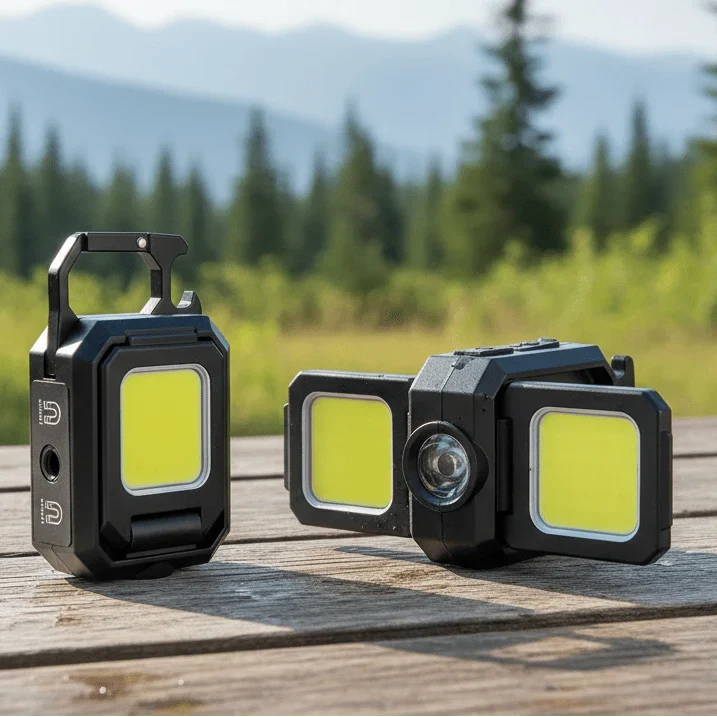 Keychain Flashlight | USB-Rechargeable & 5-Mode LED