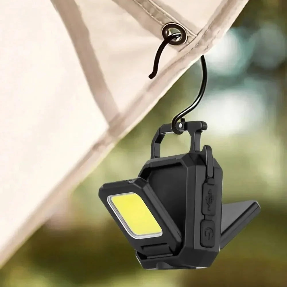 Keychain Flashlight | USB-Rechargeable & 5-Mode LED
