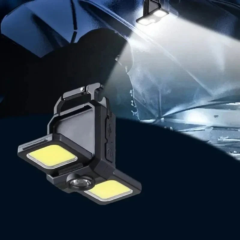 Keychain Flashlight | USB-Rechargeable & 5-Mode LED