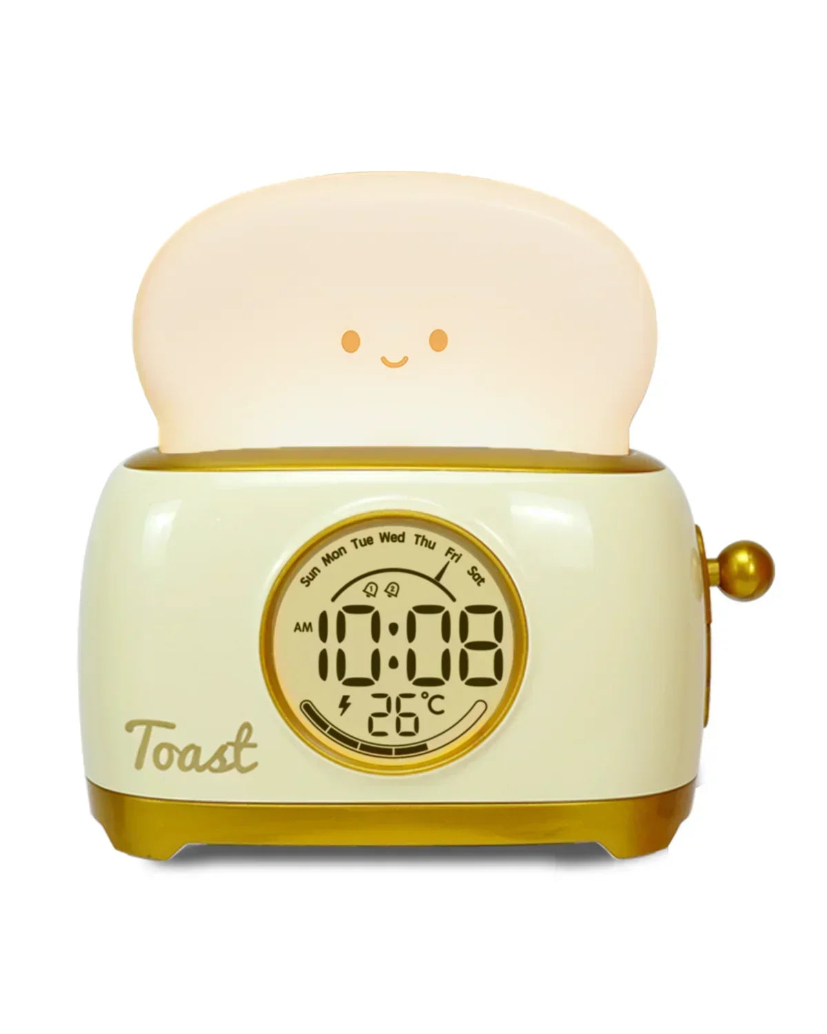 Kids Alarm Clock | LED Night Light & Temperature Display