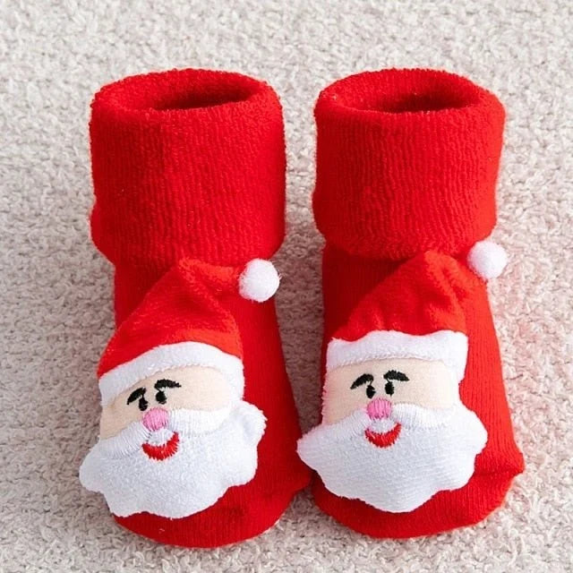 Kids Christmas Socks | Soft Cotton-Blend & Festive Motifs | Ages 2–10