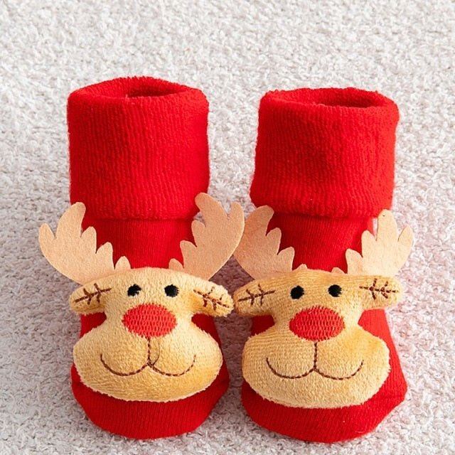 Kids Christmas Socks | Soft Cotton-Blend & Festive Motifs | Ages 2–10