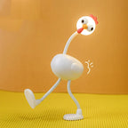 Kids Desk Lamp | Chicken-Shaped Flexible Neck & USB Rechargeable