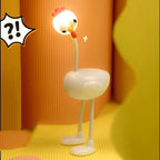 Kids Desk Lamp | Chicken-Shaped Flexible Neck & USB Rechargeable