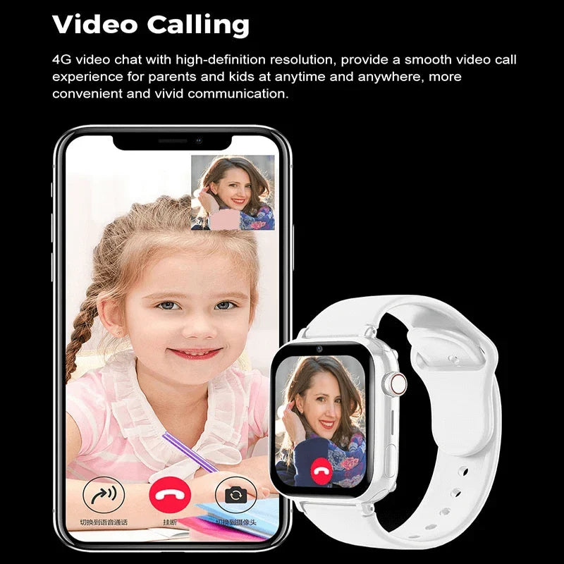 Kids Smartwatch | GPS Tracking & 4G Video Calls | Waterproof Casing