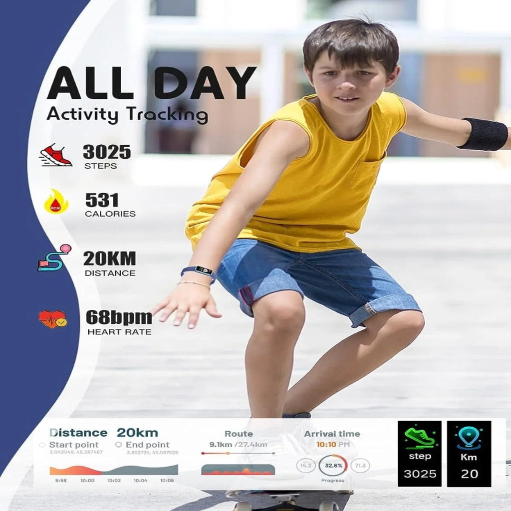 Kids Smartwatch | GPS Tracking & Heart Rate Monitor | Ages 5–11