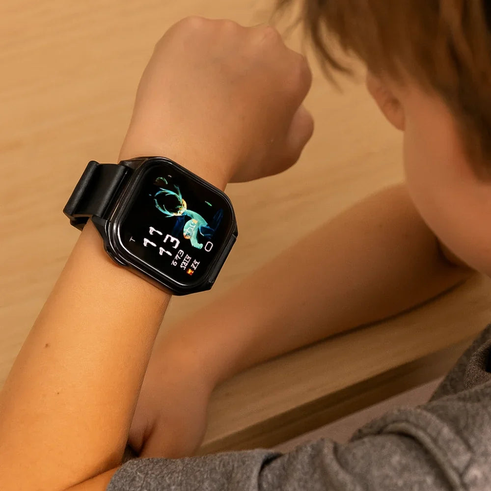 Kids Smartwatch | Touchscreen Activity Tracker & USB-Rechargeable | Ages 3–14