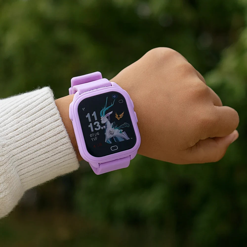 Kids Smartwatch | Touchscreen Activity Tracker & USB-Rechargeable | Ages 3–14