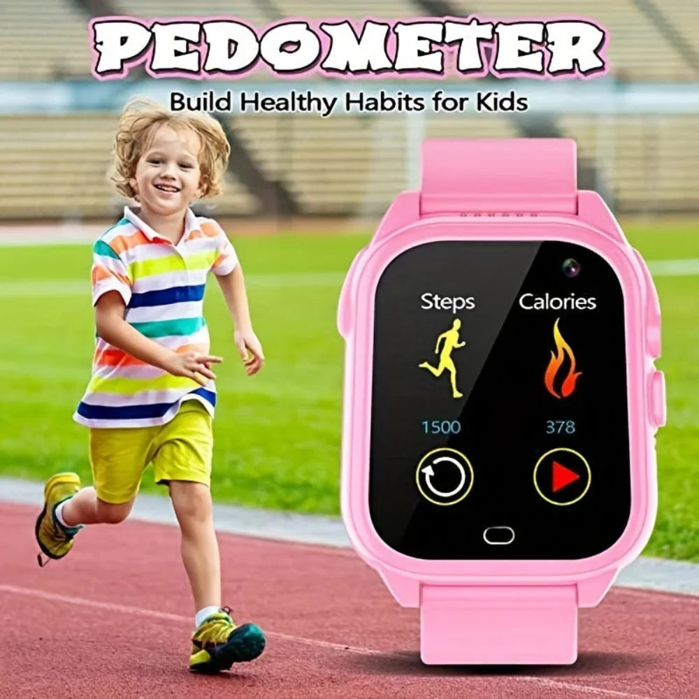 Kids Smartwatch | Touchscreen Activity Tracker & USB-Rechargeable | Ages 3–14