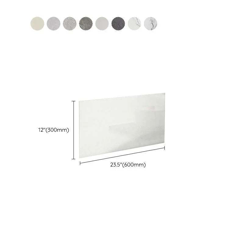 Kitchen Backsplash Tile | Peel-And-Stick Glossy Vinyl & Removable | 30 x 30 cm
