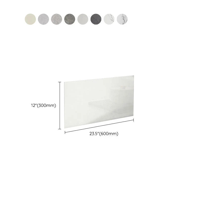 Kitchen Backsplash Tile | Peel-And-Stick Glossy Vinyl & Removable | 30 x 30 cm