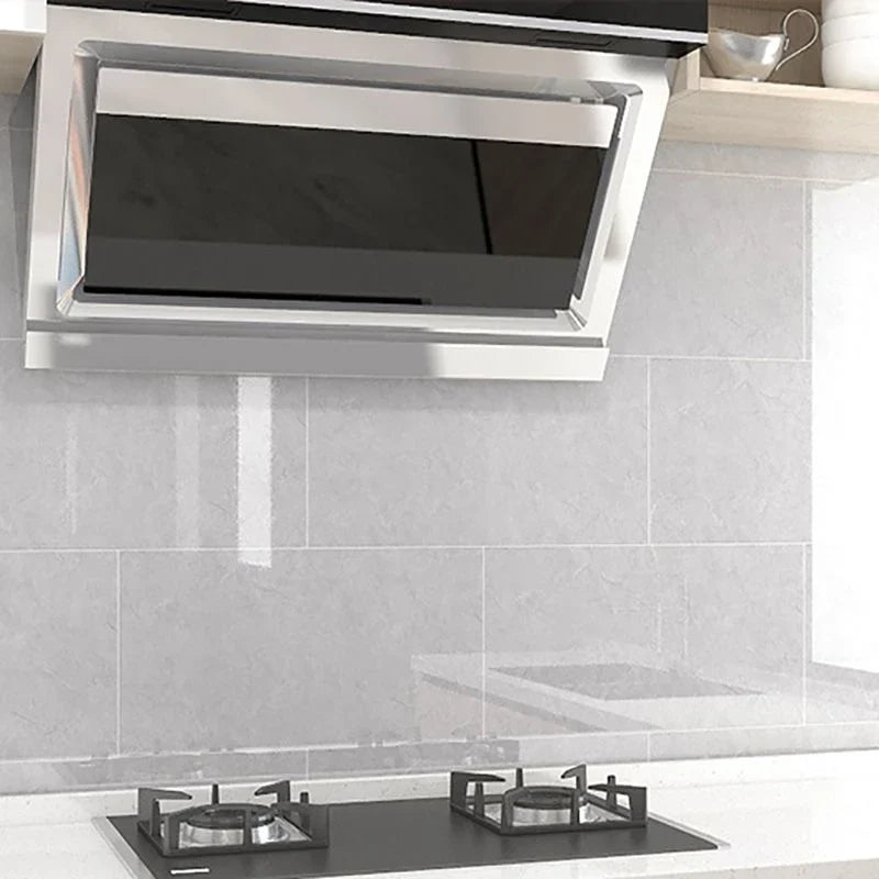 Kitchen Backsplash Tile | Peel-And-Stick Glossy Vinyl & Removable | 30 x 30 cm