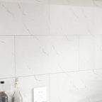 Kitchen Backsplash Tile | Peel-And-Stick Glossy Vinyl & Removable | 30 x 30 cm