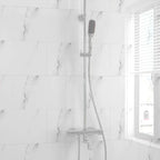 Kitchen Backsplash Tile | Peel-And-Stick Glossy Vinyl & Removable | 30 x 30 cm