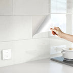 Kitchen Backsplash Tile | Peel-And-Stick Glossy Vinyl & Removable | 30 x 30 cm
