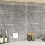 Kitchen Backsplash Tile | Peel-And-Stick Glossy Vinyl & Removable | 30 x 30 cm