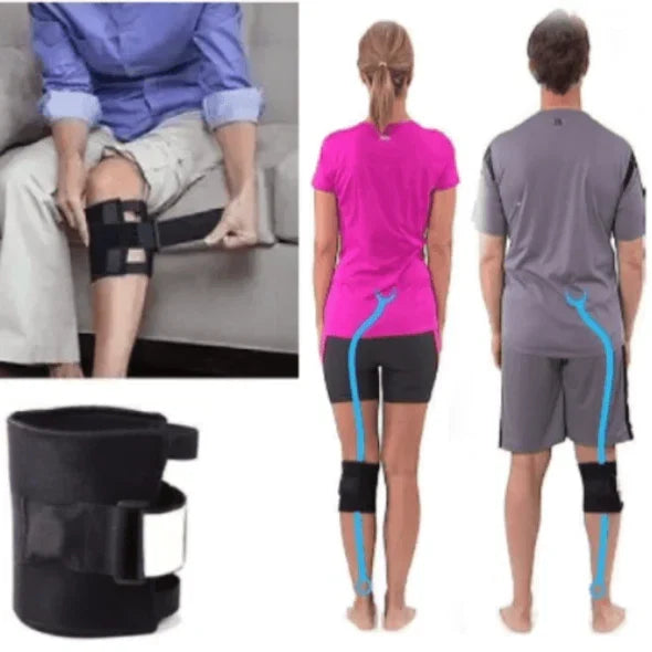 Knee Brace | Acupressure Pad & Adjustable Strap | One Size Fits All