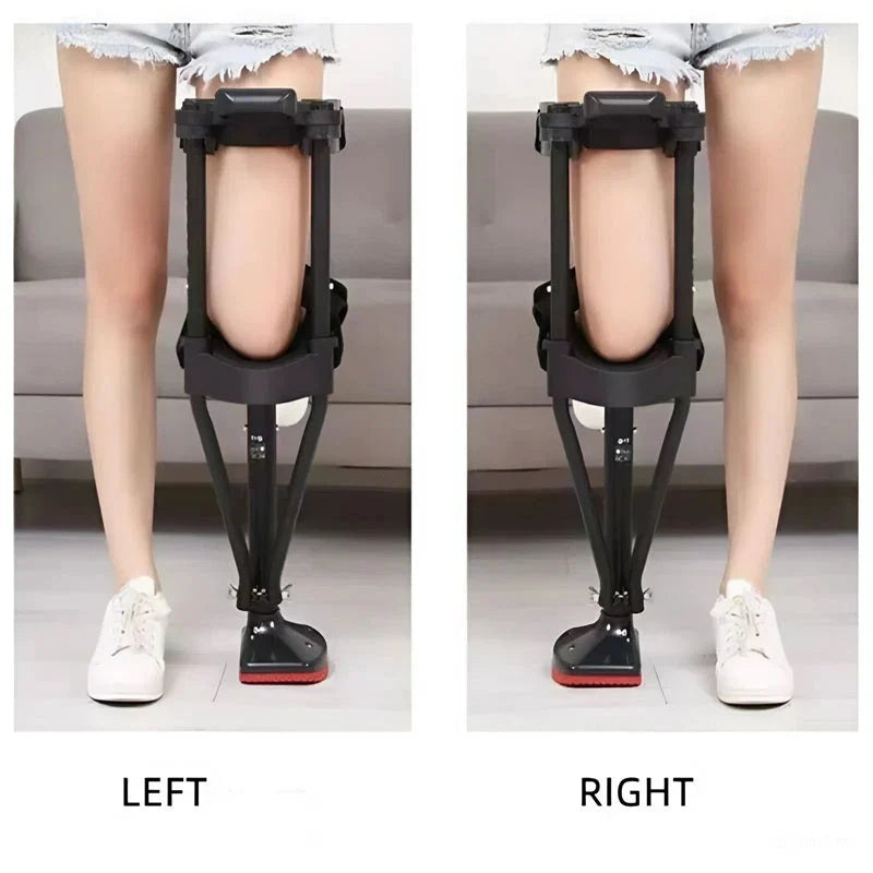 Knee Crutch | Hands-Free & Height-Adjustable Padded Support