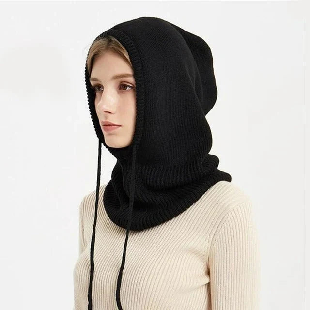 Knitted Hat | Lightweight Cashmere-Blend & Adjustable Drawstring