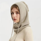 Knitted Hat | Lightweight Cashmere-Blend & Adjustable Drawstring