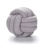 Knotted Ball Cushion | Hand-Knotted 100% Wool | 22/28/35 cm