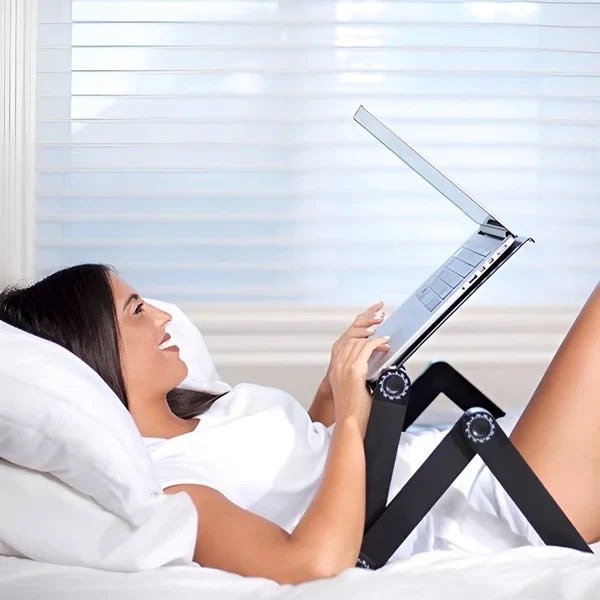 Laptop Stand | 360° Adjustable Lightweight & Perforated Aluminum | Fits Up To 21 Inches
