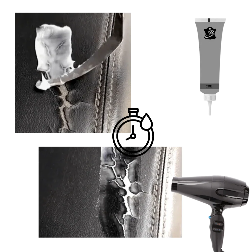 Leather Repair Gel | Glossy Protective & Long-Lasting | For Furniture, Shoes & Car Upholstery
