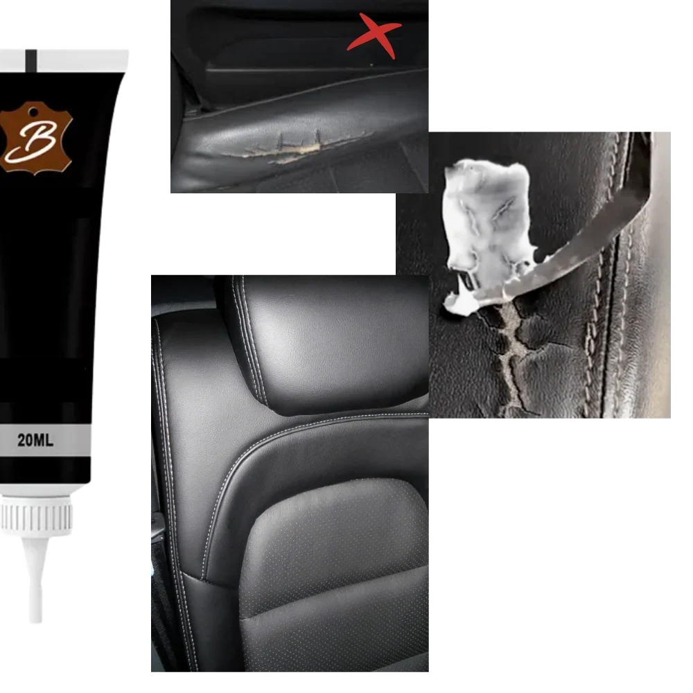 Leather Repair Gel | Glossy Protective & Long-Lasting | For Furniture, Shoes & Car Upholstery