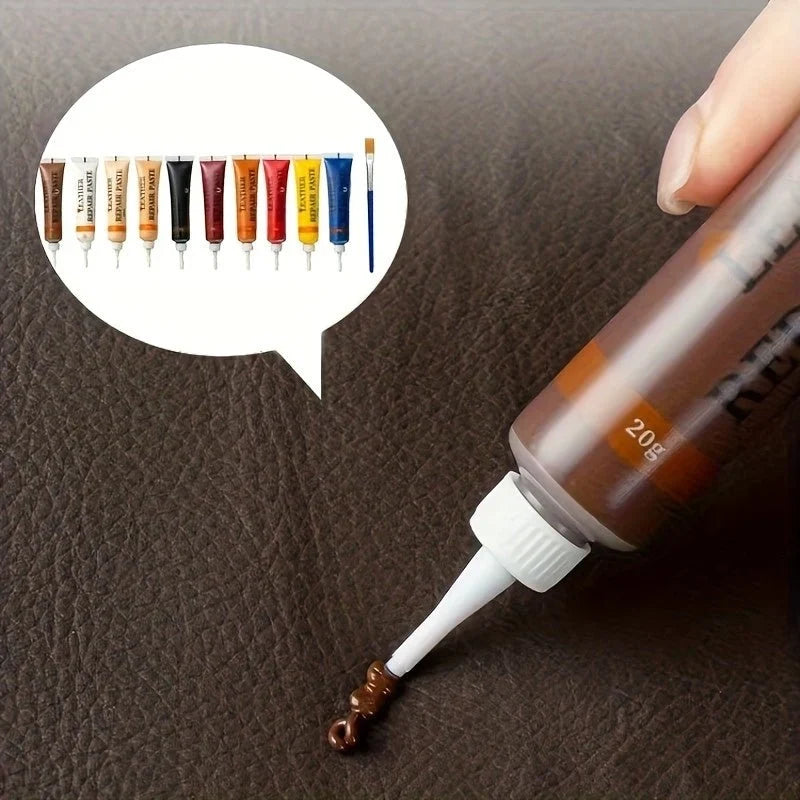 Leather & Vinyl Repair Kit | DIY & Easy Application | For Furniture & Car Seats